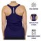 Galaxy By Harvic Women's Moisture Wicking Racerback Tank-5 Pack (S-3XL)